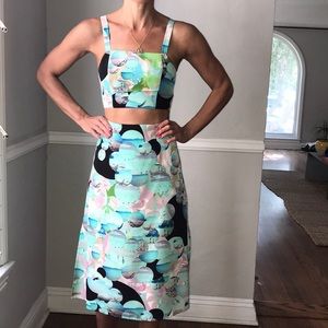 Top shop matching 2 piece set